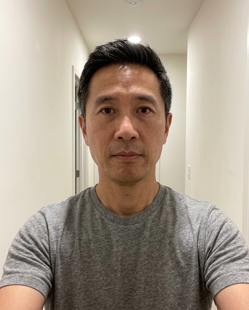 Open-Collar Modern Raw Selfie